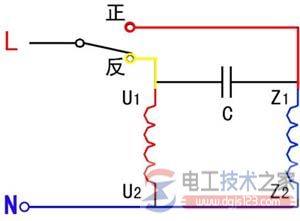 單相異步電動(dòng)機(jī)接線圖1