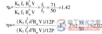 電動機鐵損計算公式2