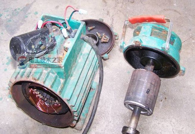 單相電容電動(dòng)機(jī)拆解圖片1